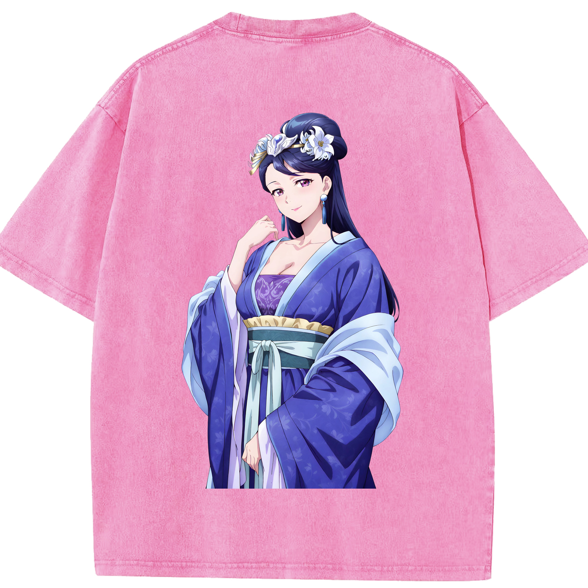 （画像用） 薬屋のひとりごと The Apothecary Diaries 綿100% ヴィンテージ風 半袖Tシャツ（背面プリント）